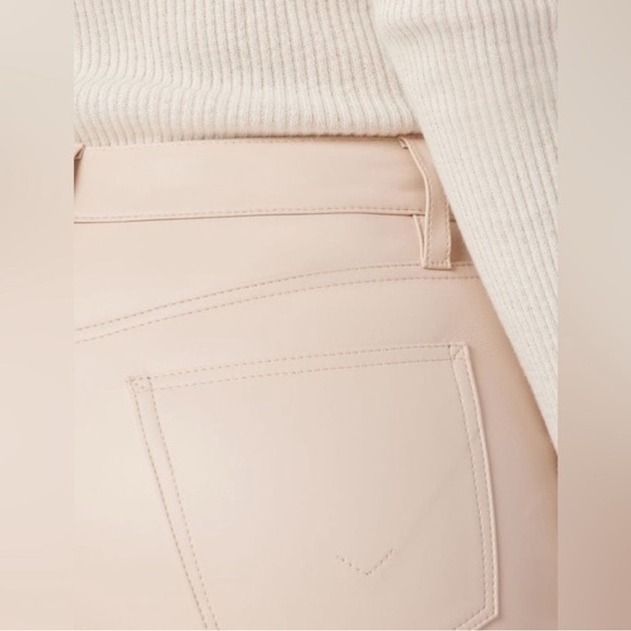 Hudson Barbara High Rise Straight Faux Leather shell collection Jeans, 30 - Picture 5 of 9